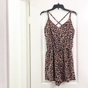 CY Fashion animal print romper